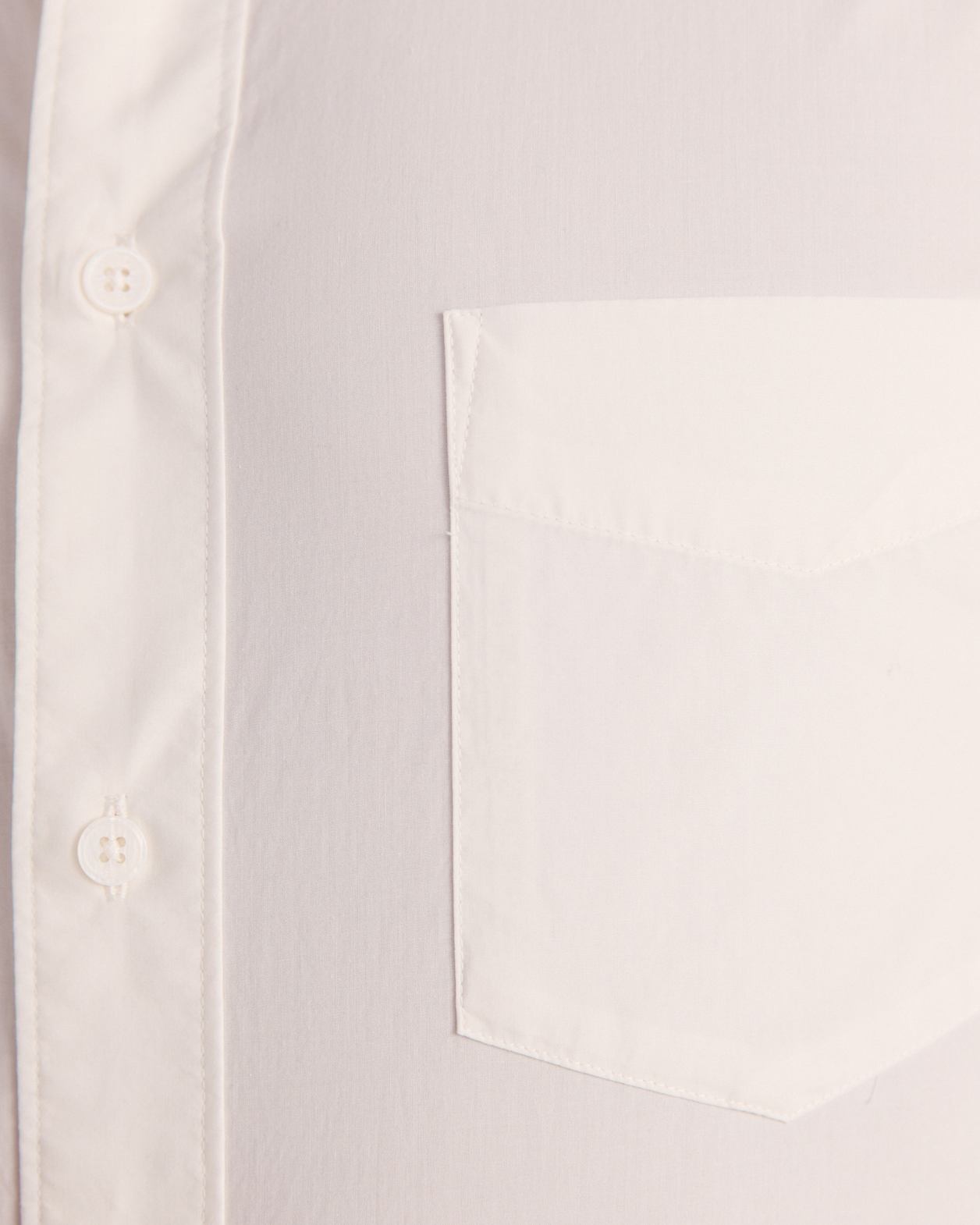 Ethan Poplin Casual Shirt in OFF WHITE
