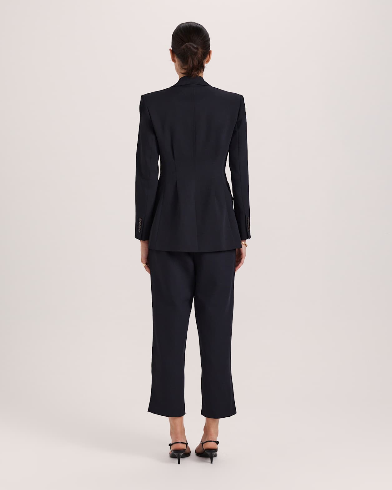 Dharma Stitch Detail Blazer in BLACK