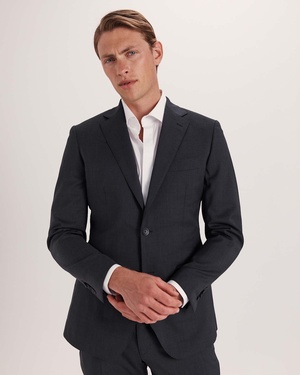 Sorkin Italian Wool Suit Jacket in CHARCOAL