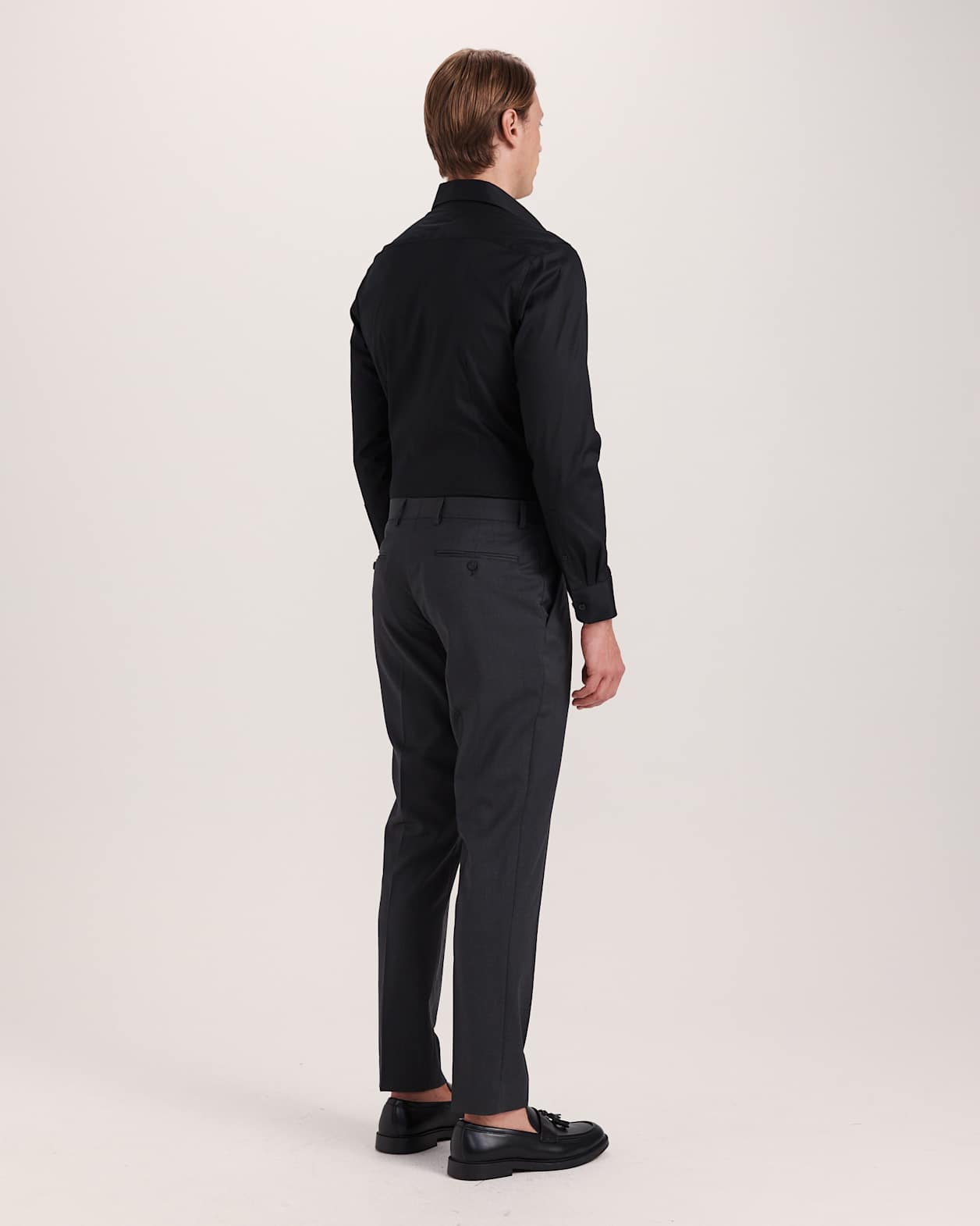 Sorkin Italian Wool Suit Pant in CHARCOAL