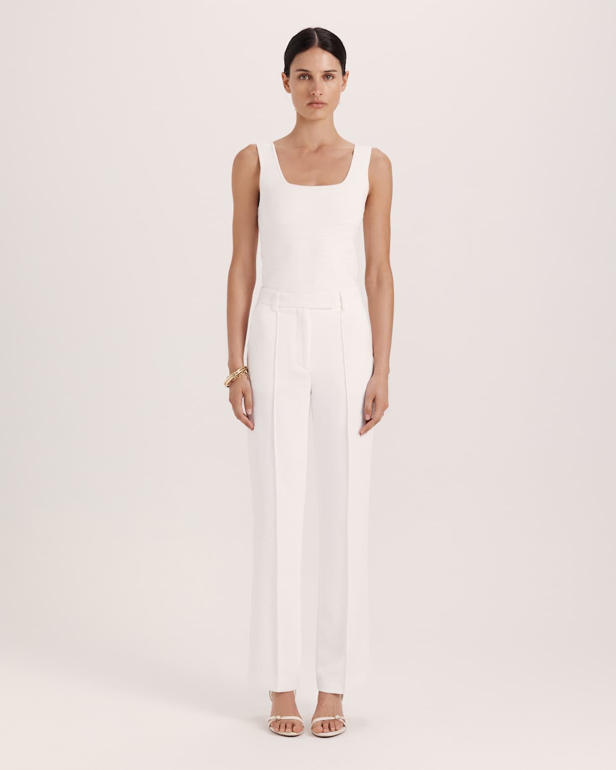 Dharma Wide Leg Pant in ALABASTER