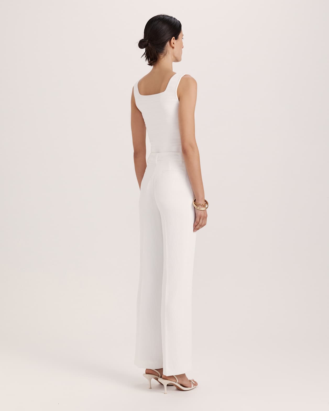Dharma Wide Leg Pant in ALABASTER