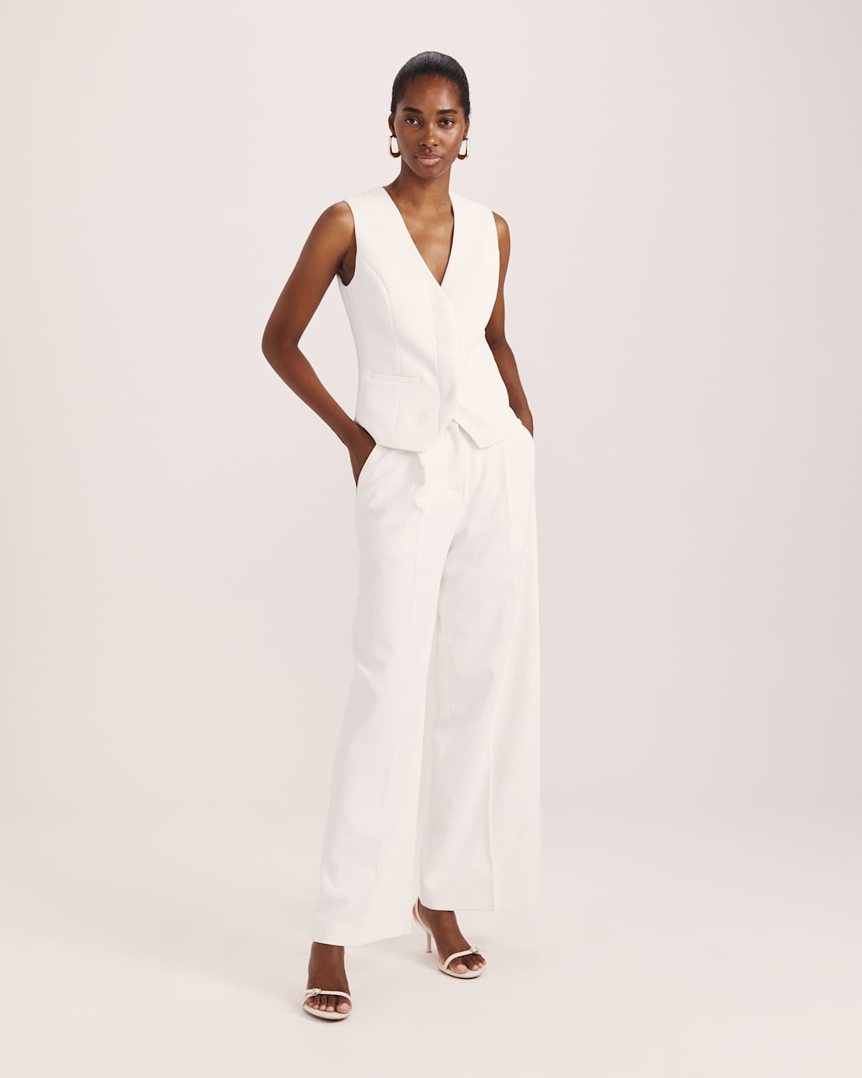 Dharma Pocket Pleat Front Pant in ALABASTER