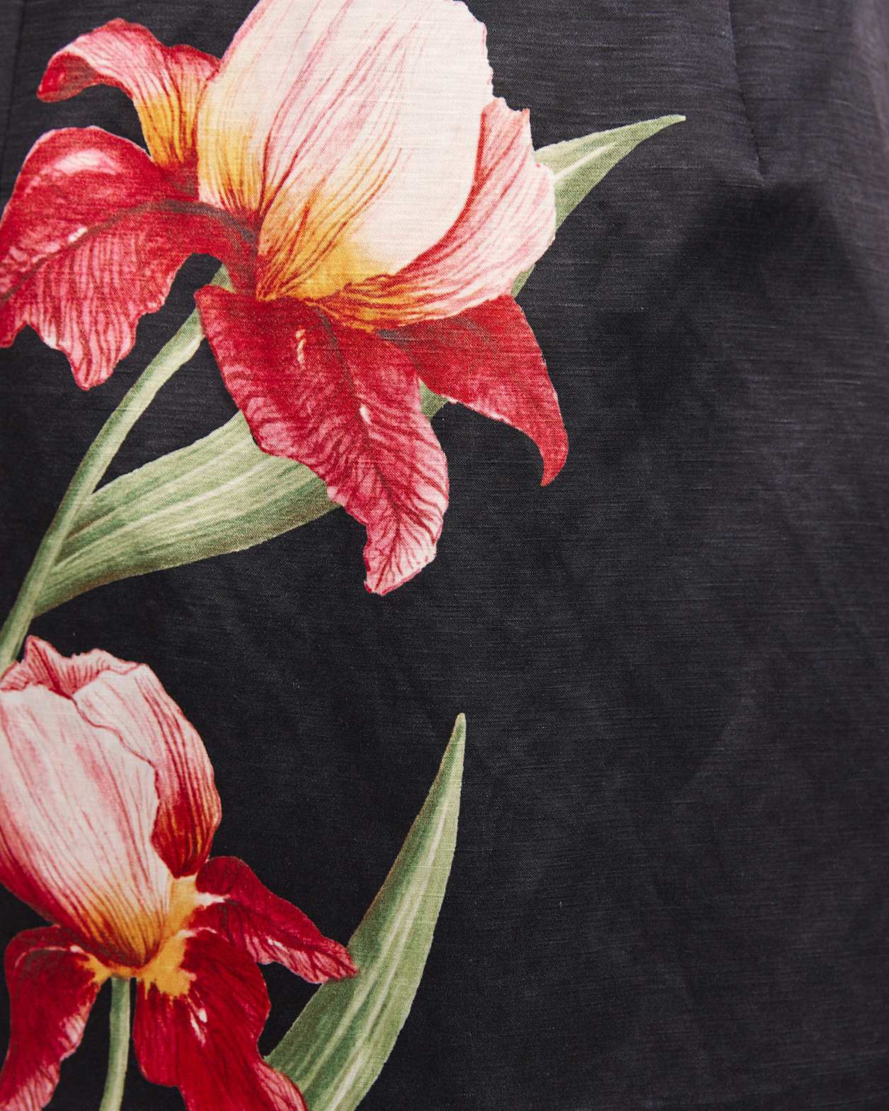 Saint Jean Mini Skirt in BLACK MULTI