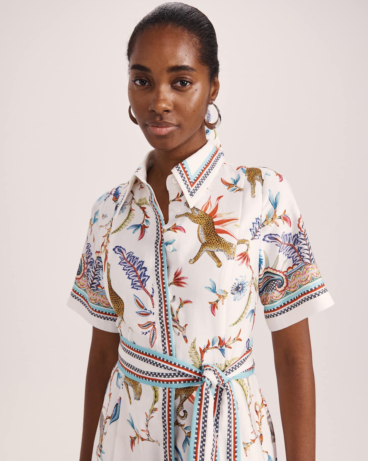 Riviera Midi Dress in MULTI