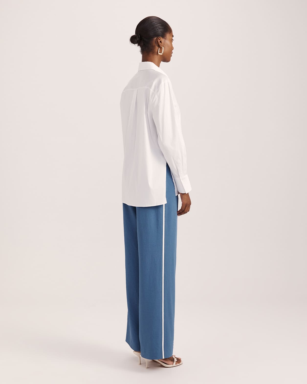 Piper Cotton Shirt in WHITE