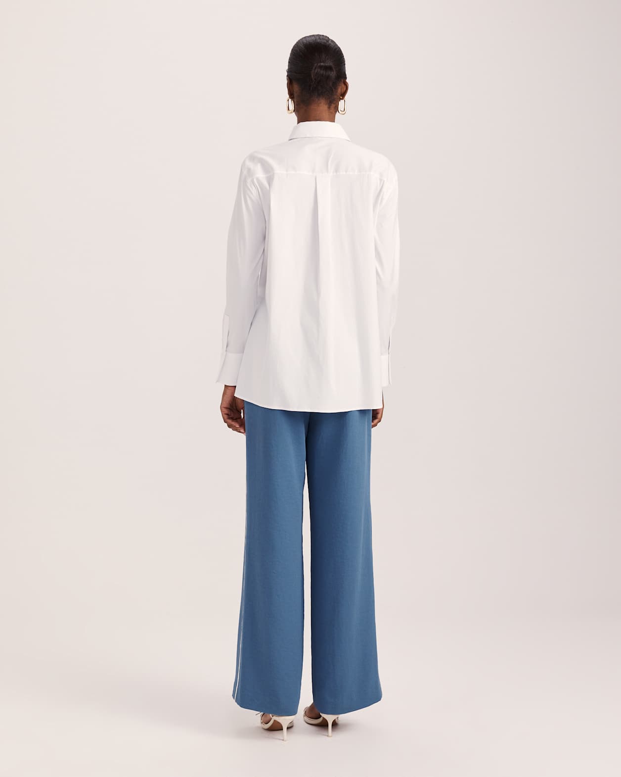 Piper Cotton Shirt in WHITE