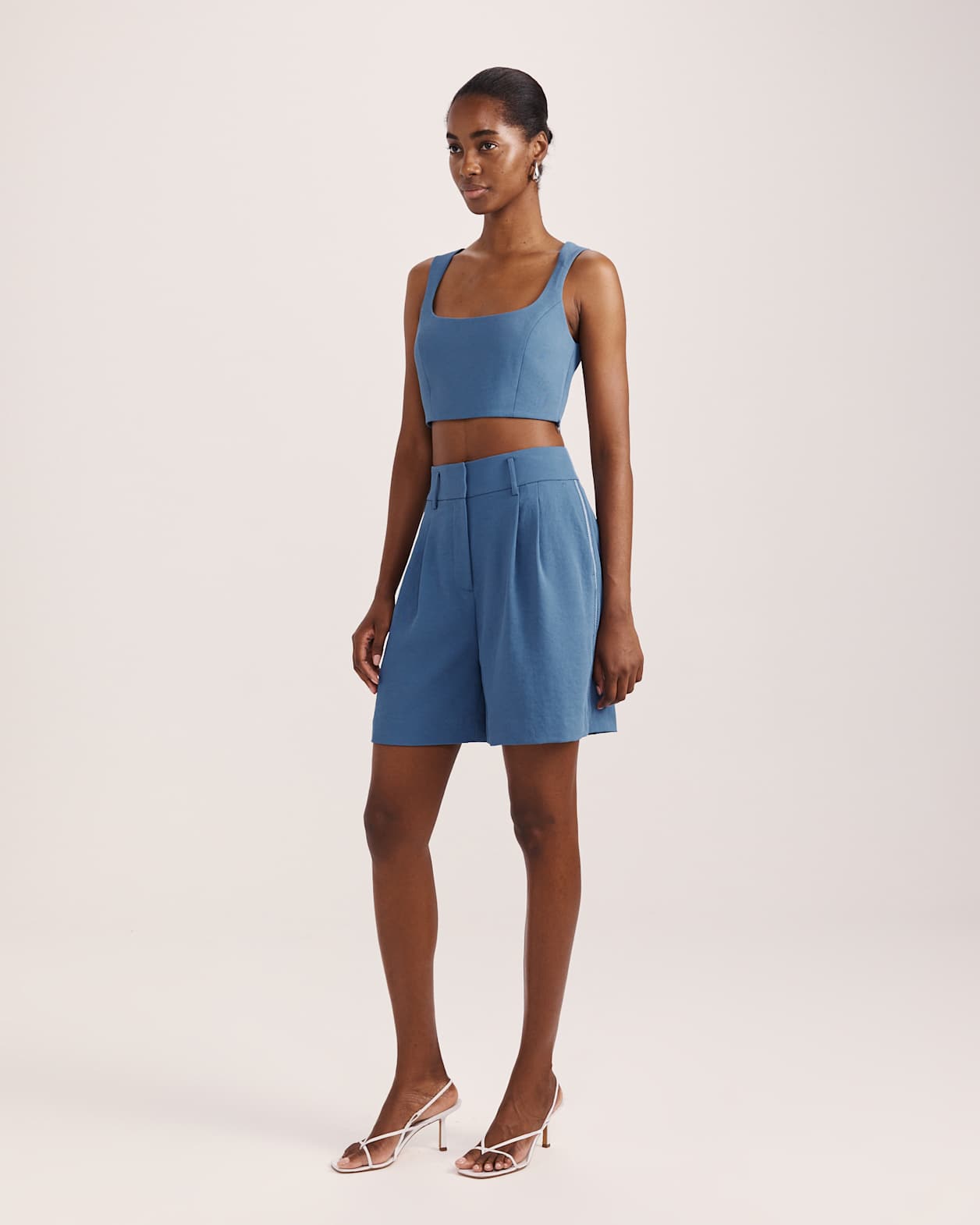 Dharma Bermuda Short in BLUE STEEL