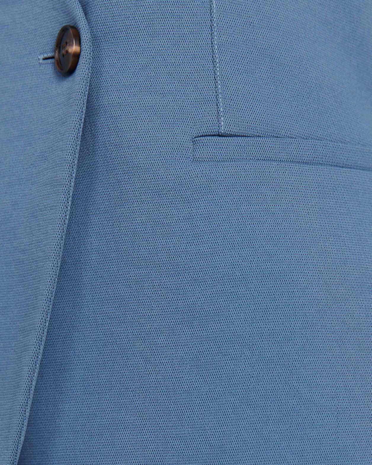 Dharma Longline Vest in BLUE STEEL