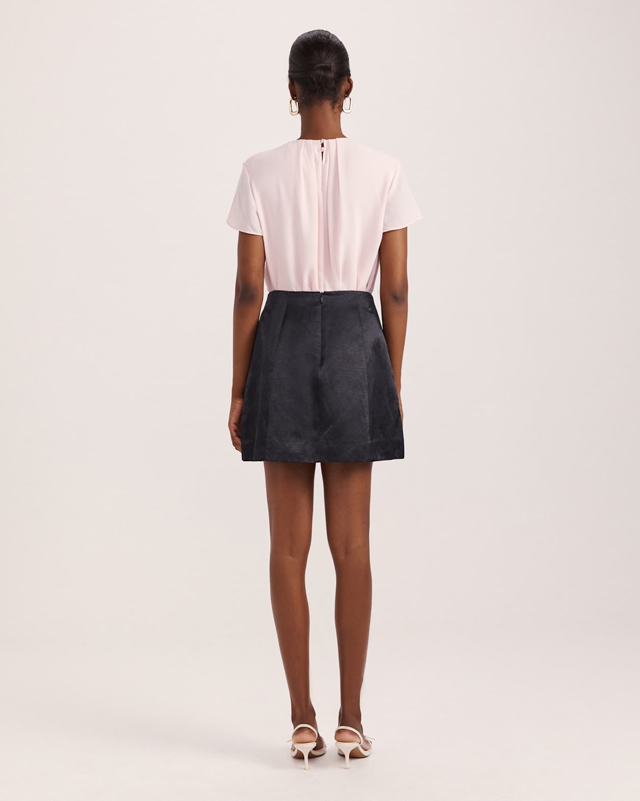 Saint Jean Mini Skirt in BLACK MULTI