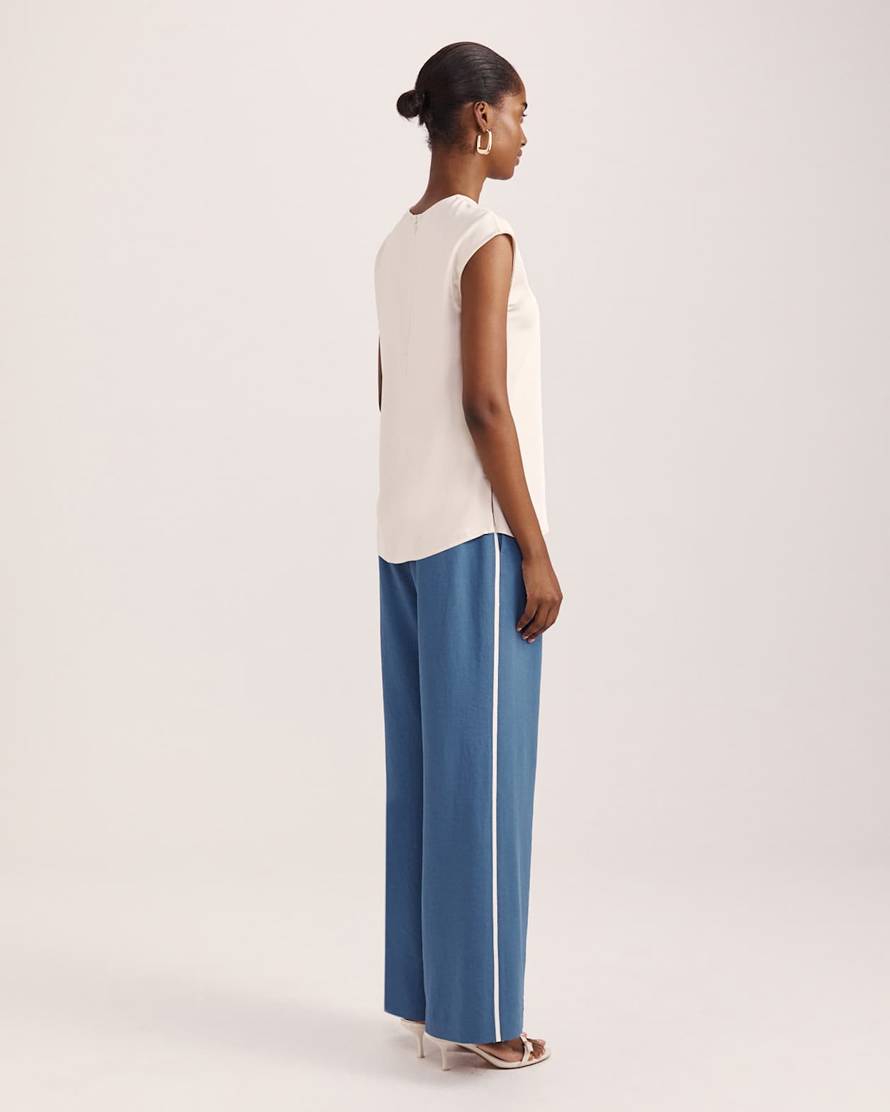 Harper Shell Top in MILK