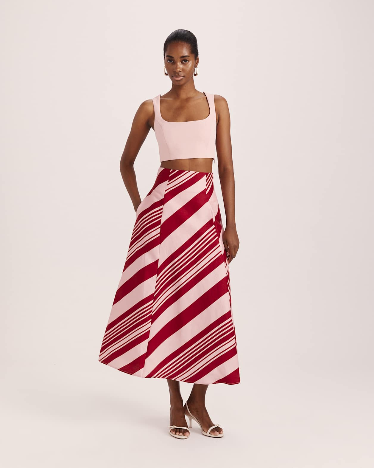 Dharma Cropped Bodice in ROSE