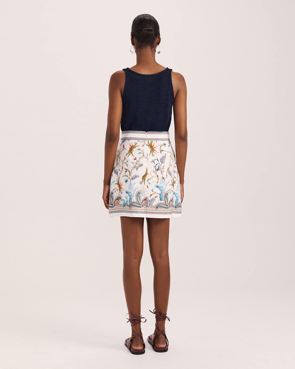 Riviera Mini Skirt in MULTI