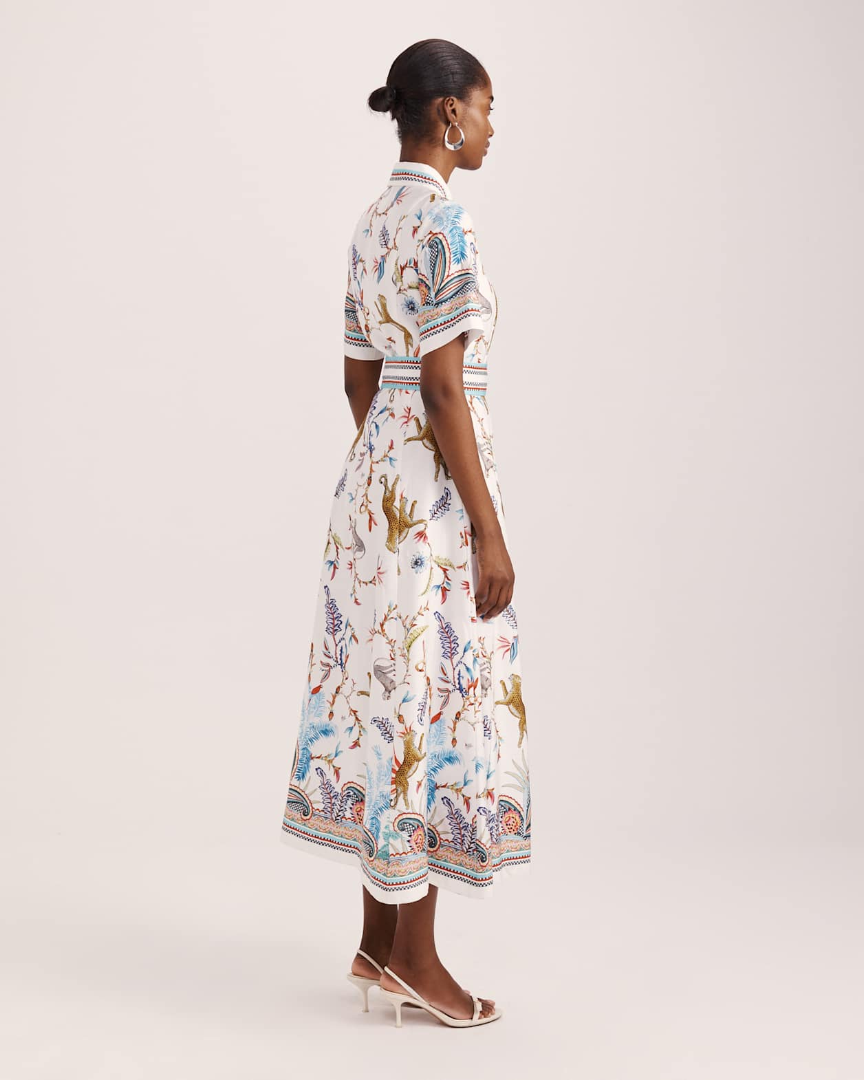 Riviera Midi Dress in MULTI