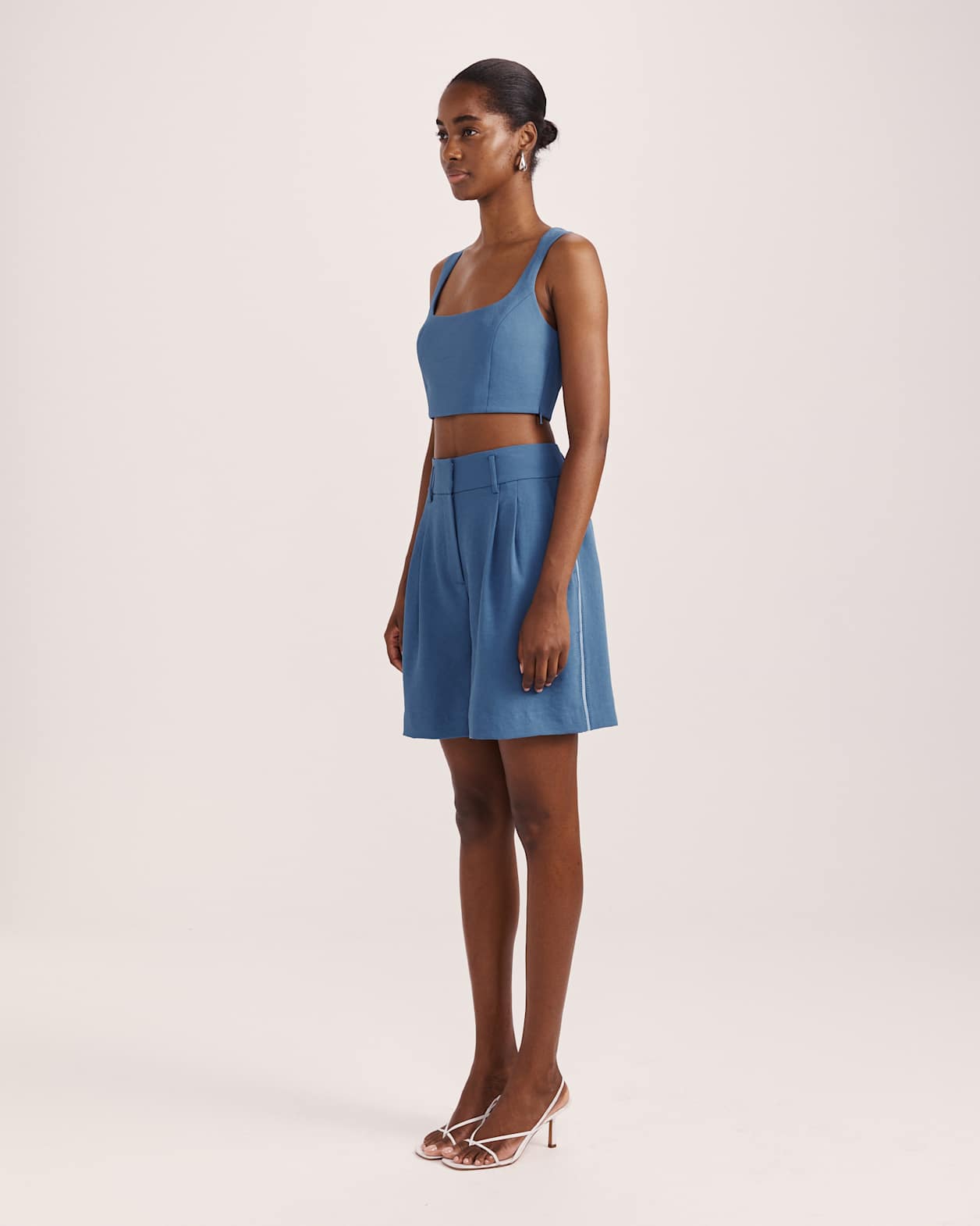 Dharma Bermuda Short in BLUE STEEL