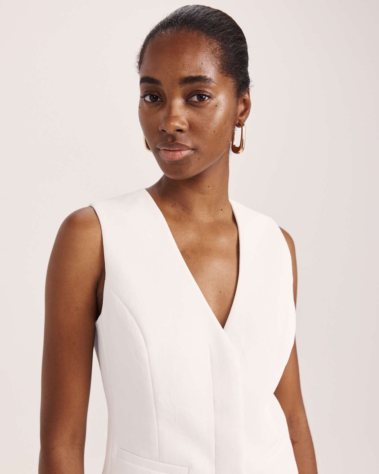 Dharma Concealed Vest in ALABASTER