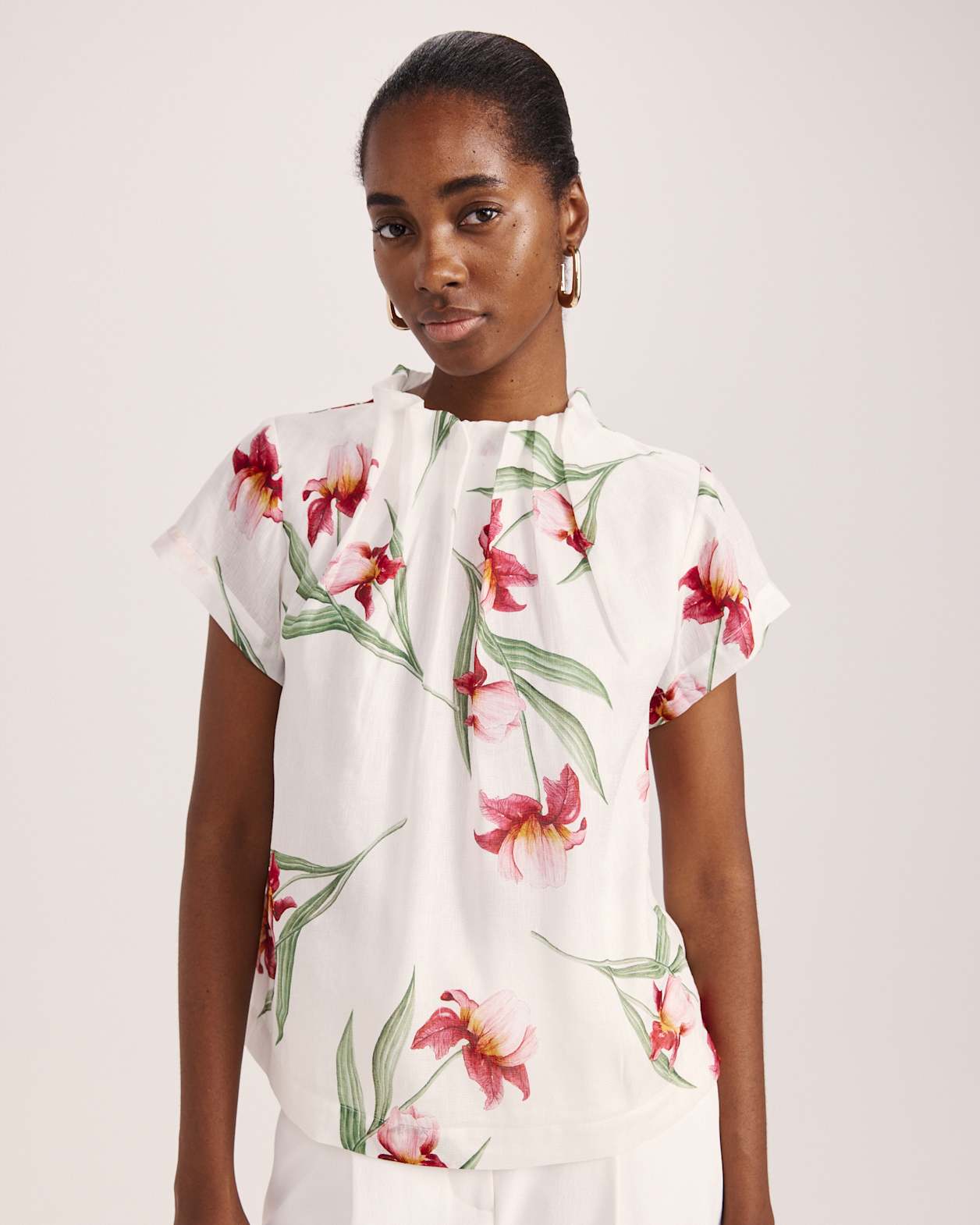 Saint Jean Silk Top in MULTI