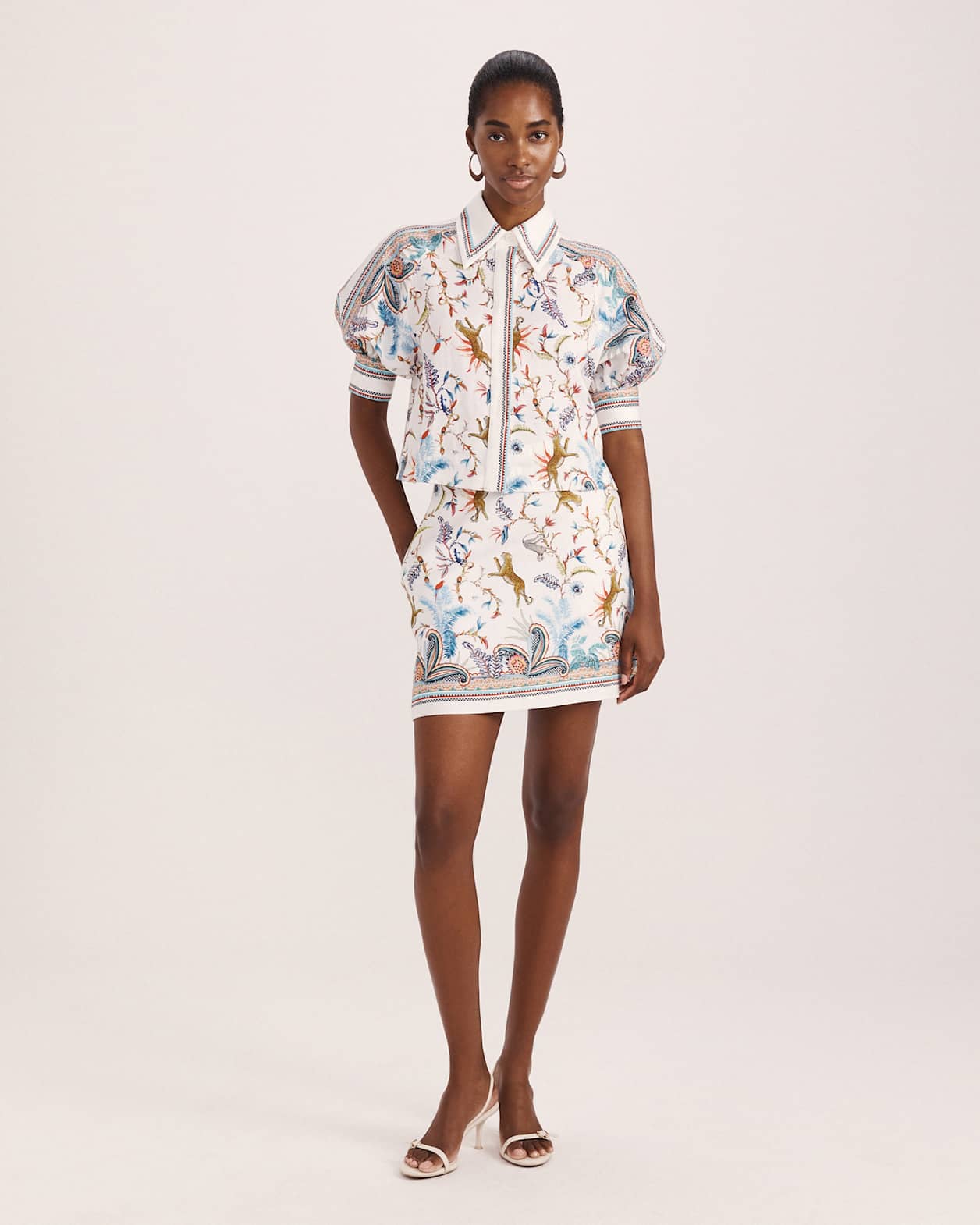 Riviera Mini Skirt in MULTI