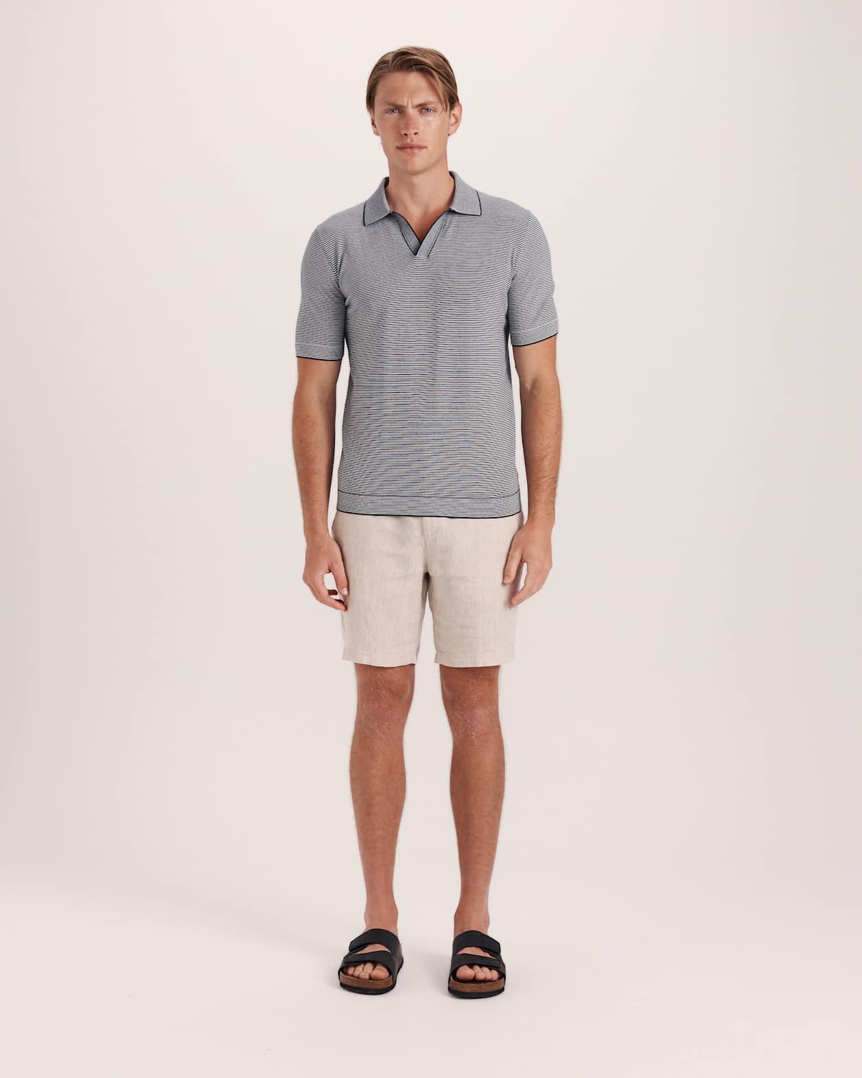 Nixos Knit Polo in INK