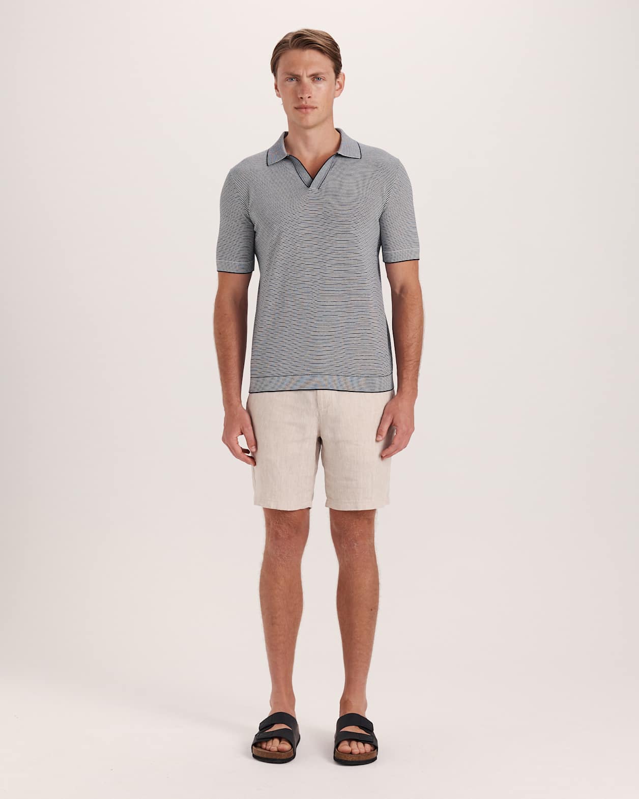 Nixos Knit Polo in INK