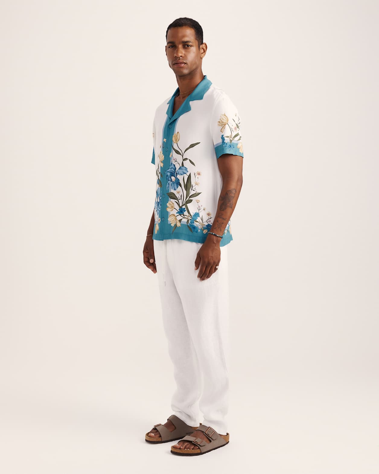 Olympus Print Short Sleeve Resort Shirt in MULTI