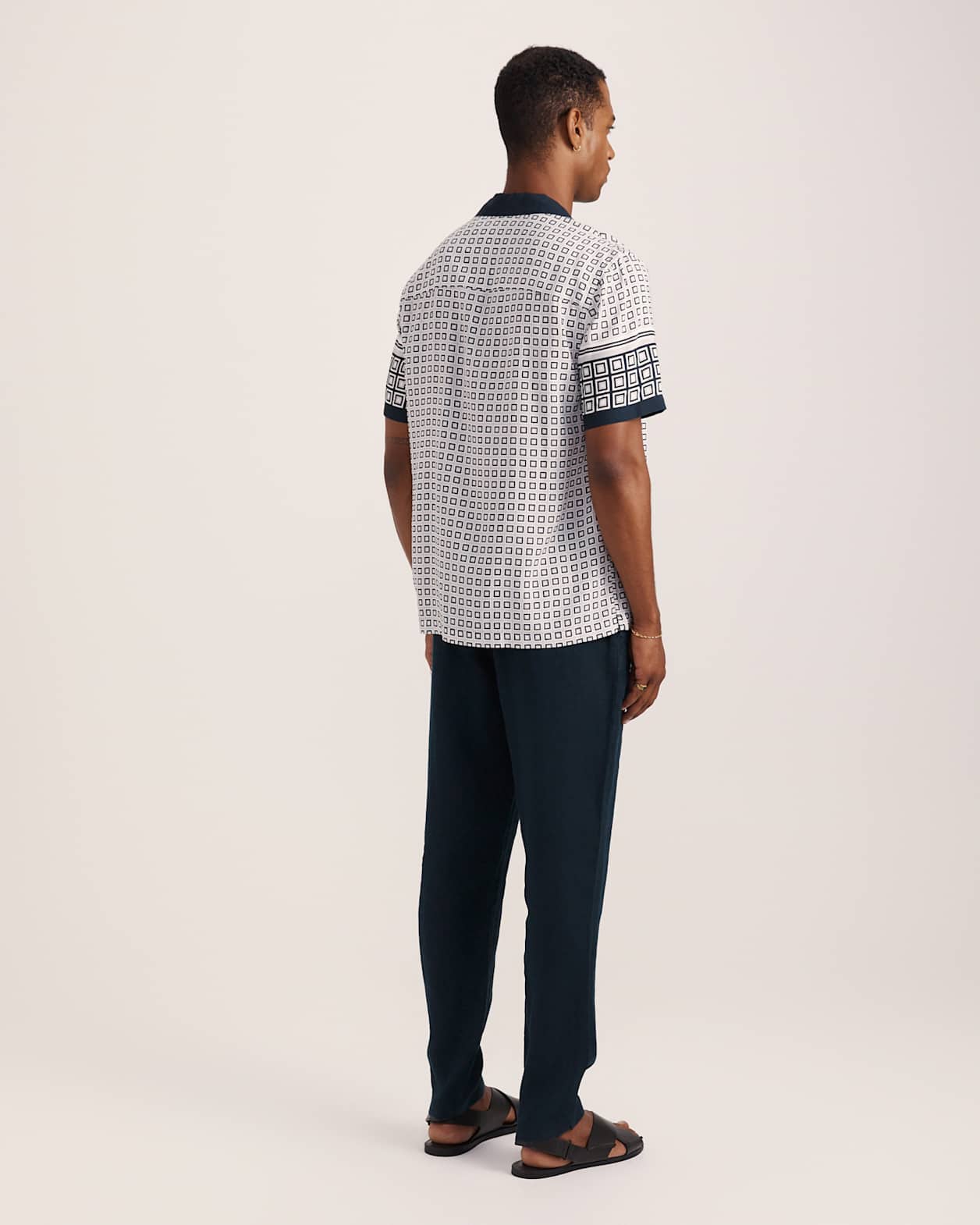 Kent Linen Pant in CARBON