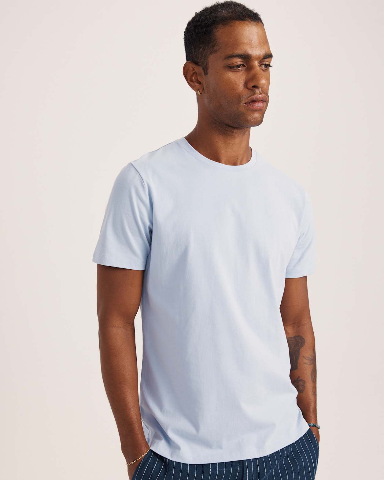 Super Soft Tee in POWDER