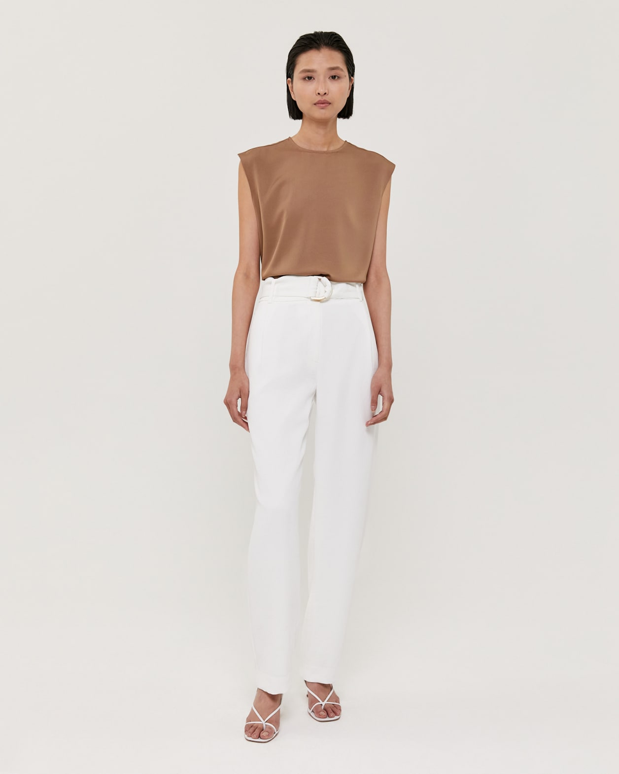 Dharma Belted Pant in ALABASTER