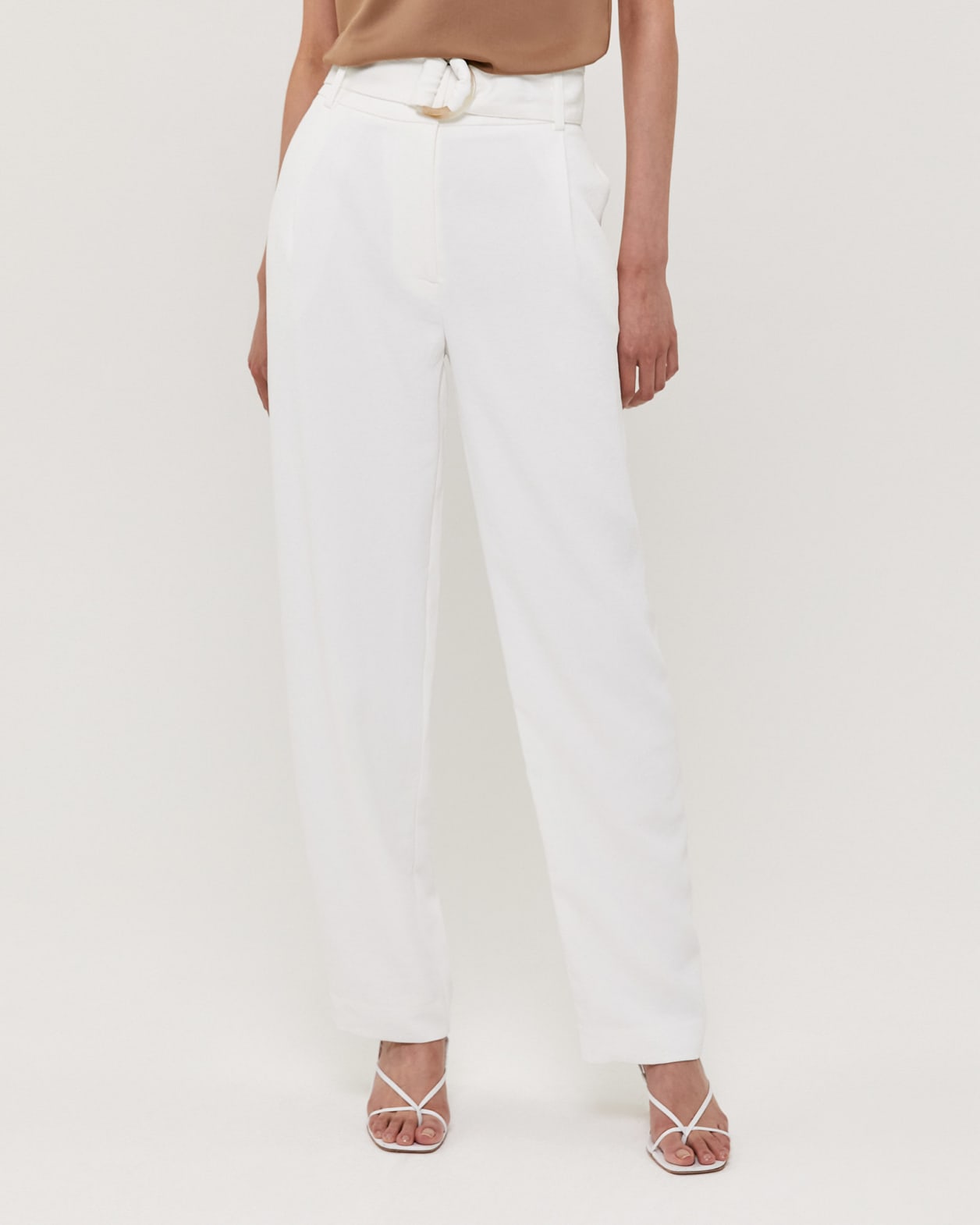 Dharma Belted Pant in ALABASTER