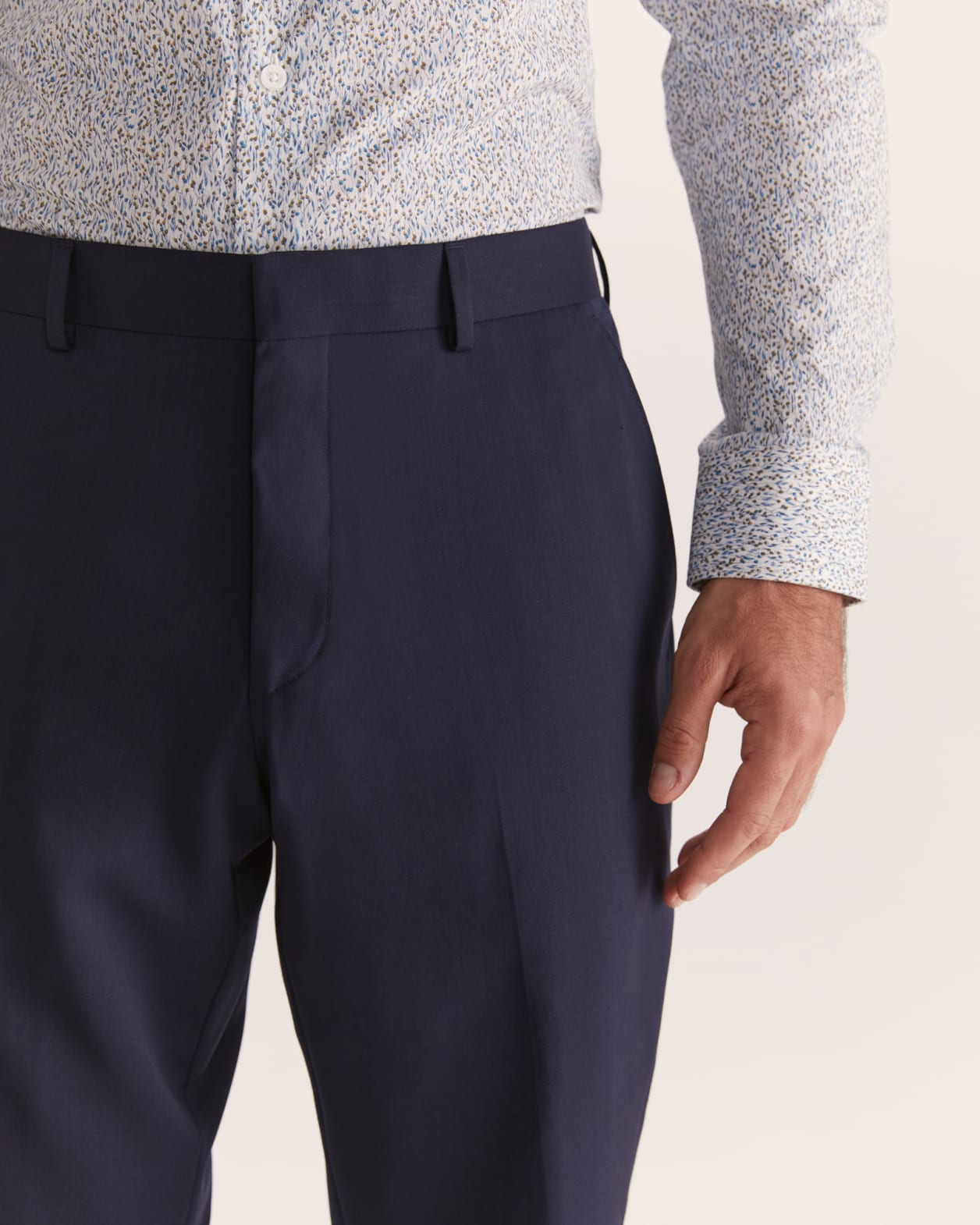 Sorkin Wool Suit Pant in NAVY