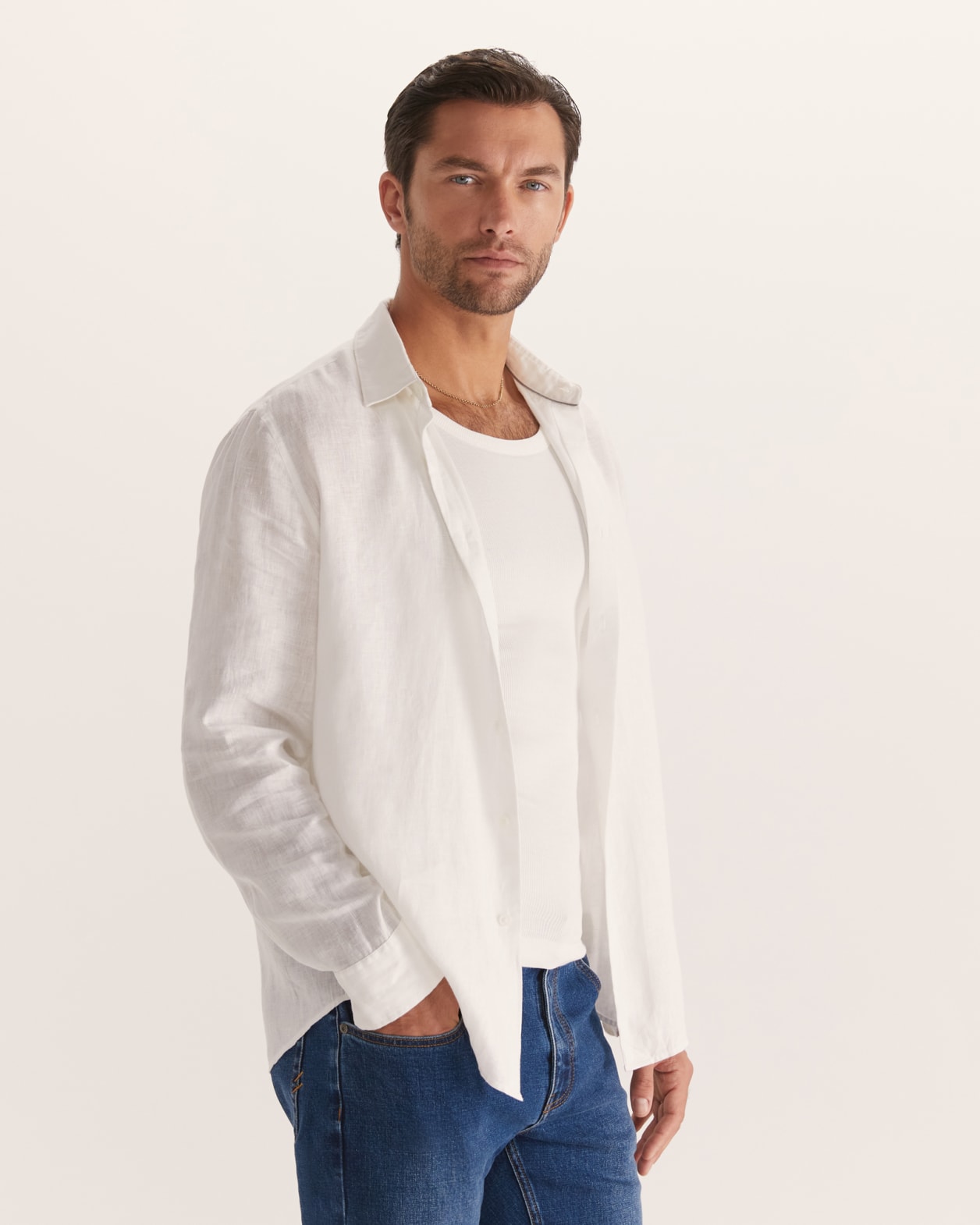 Noah Lightweight Linen Shirt - SABA