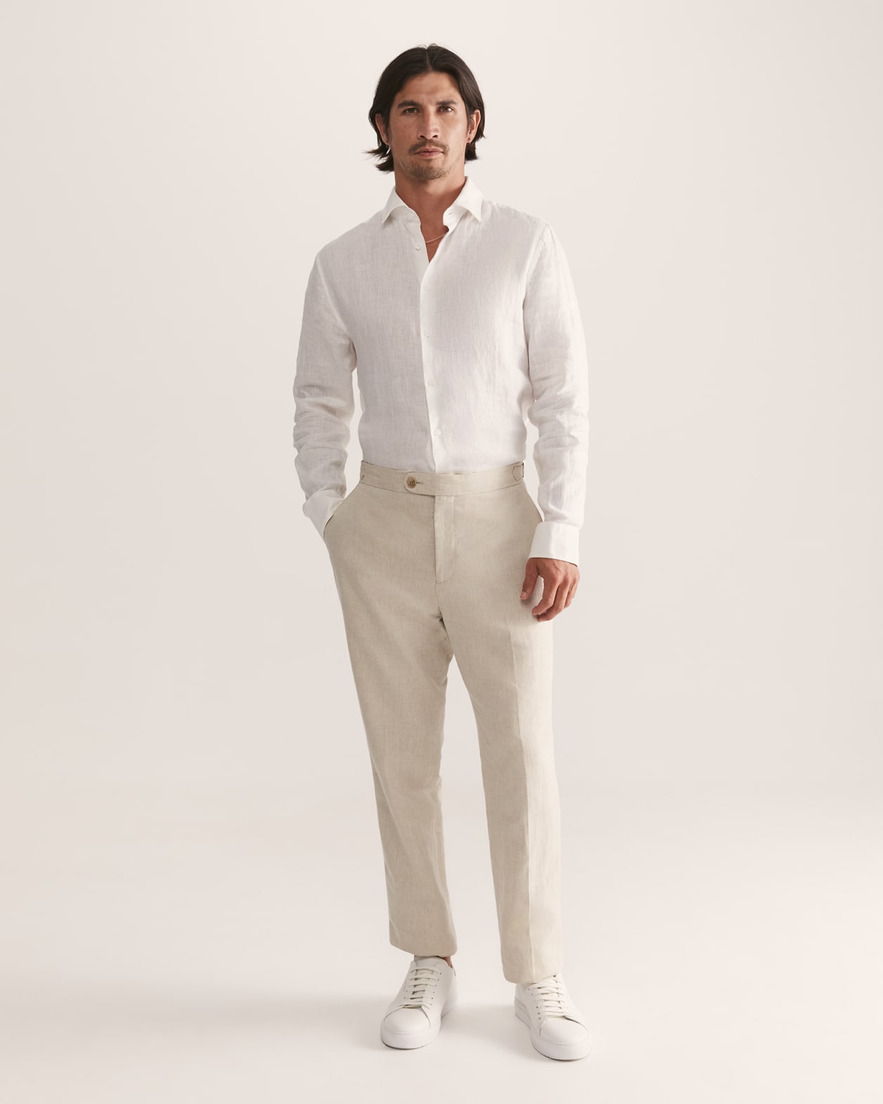Julian Slim Linen Shirt - SABA