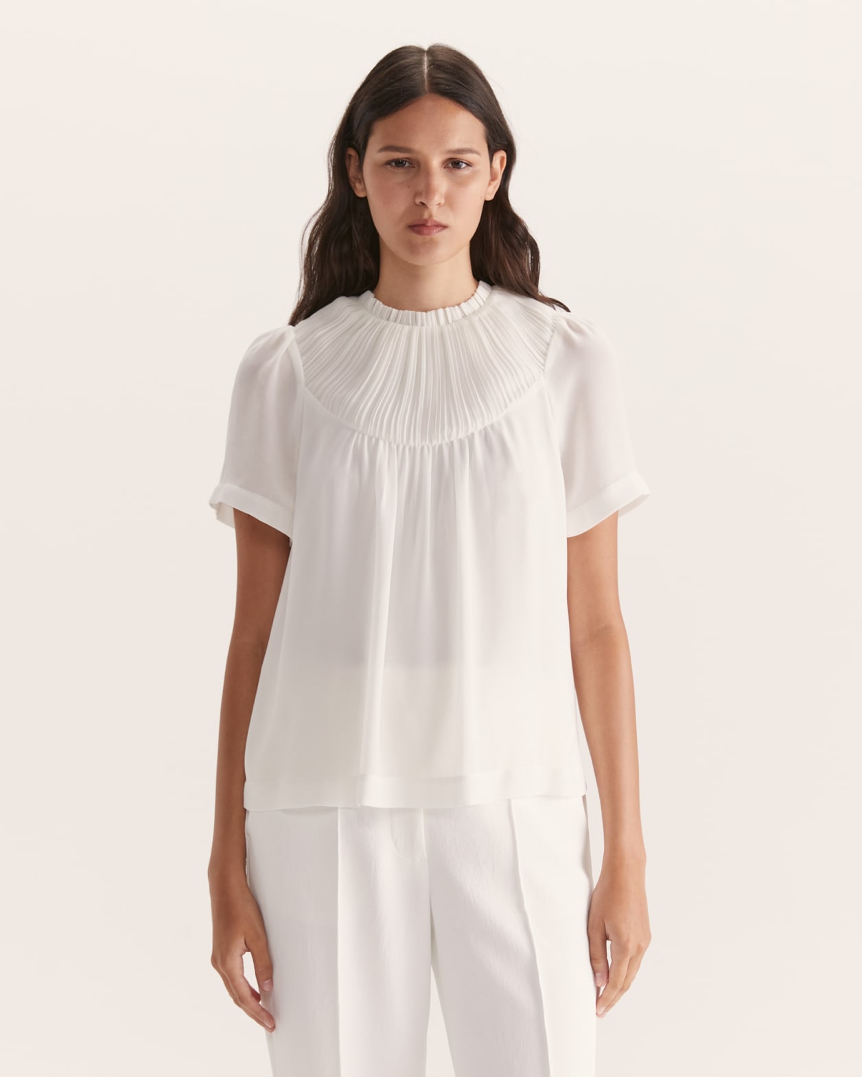 Willa Detailed Top in OFF WHITE