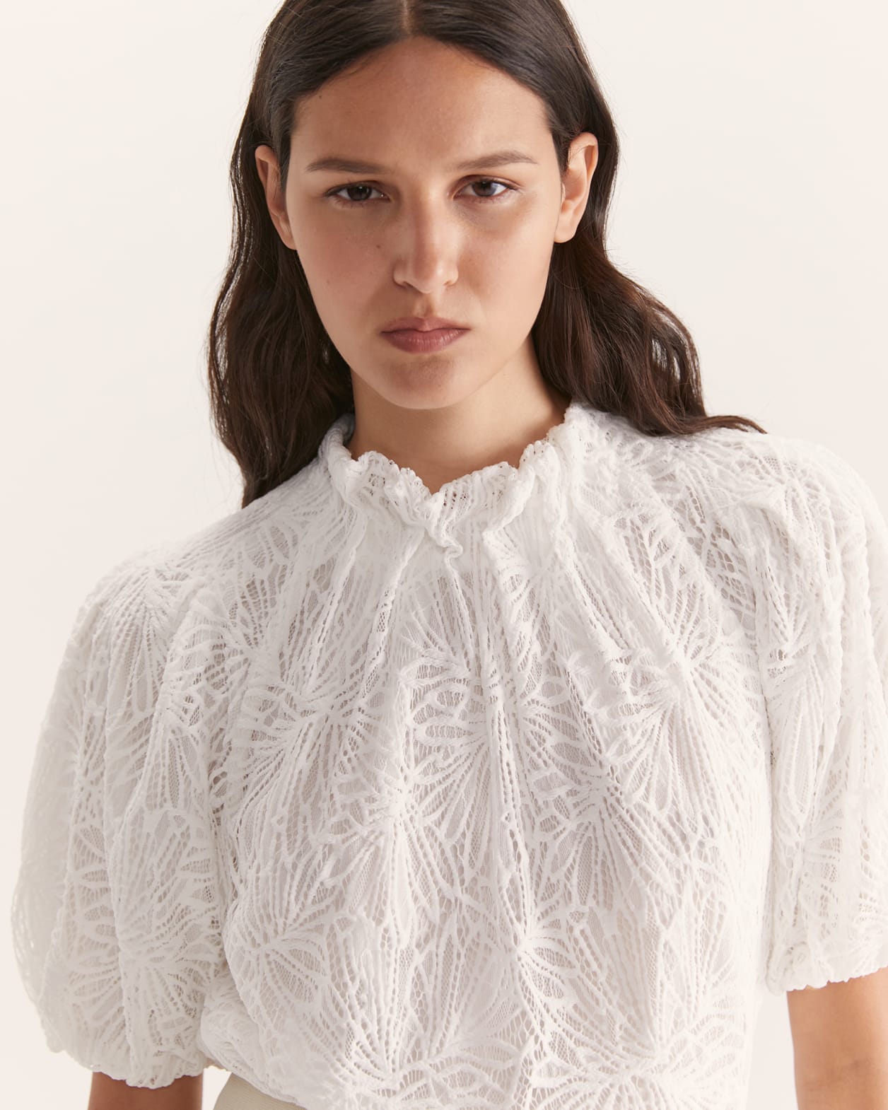 Elsa Lace Top in IVORY