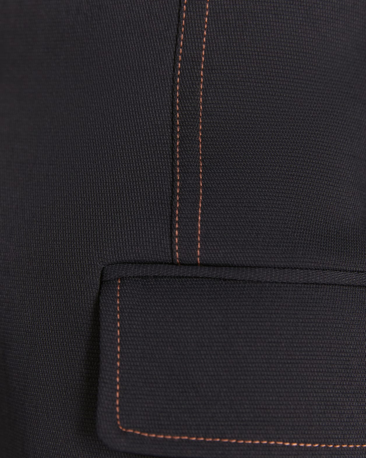 Dharma Stitch Detail Blazer in BLACK