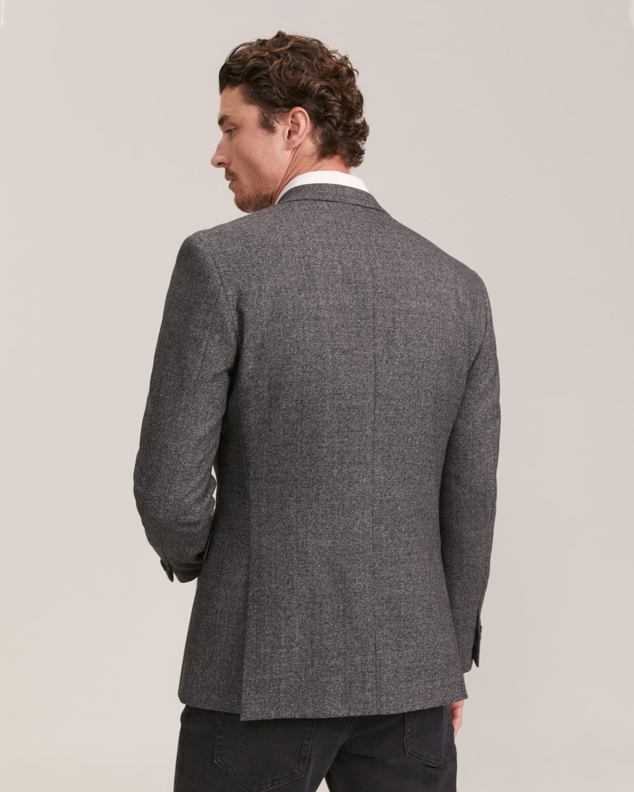 George Item Jacket in CHARCOAL