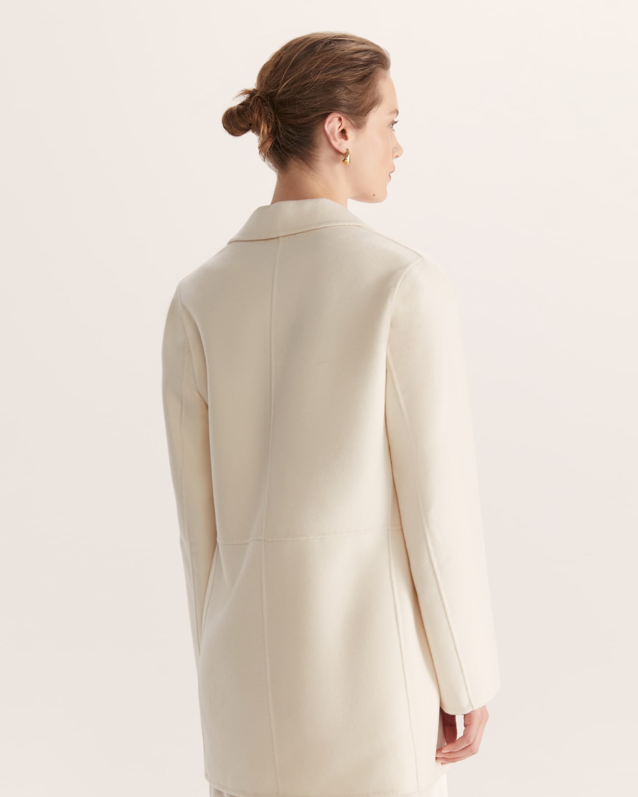 Longline wool jacket on sale