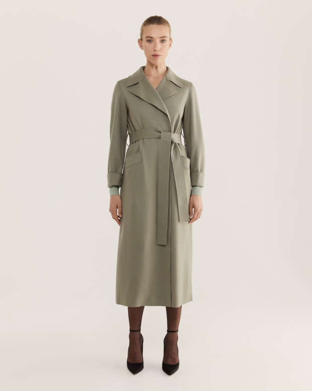 Karla tweed wool mix coat clearance