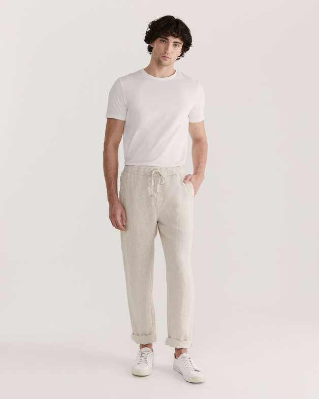 Premium Linen Suit Trousers by AERE Online  THE ICONIC  Australia