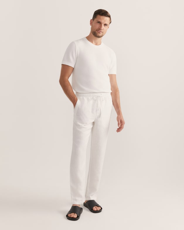 Linen dress pants mens australia hotsell