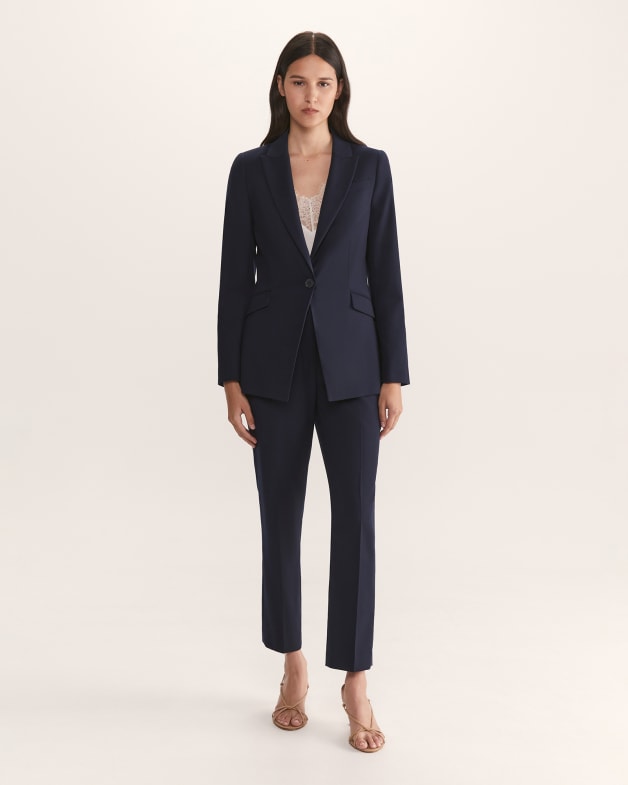 Dark blue suit cheap womens