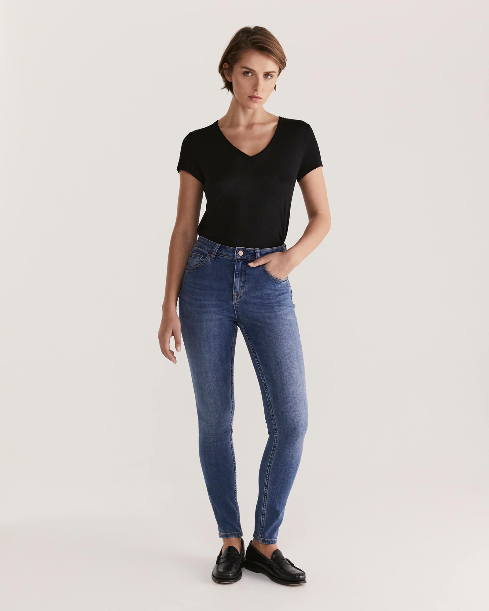 Anna High Rise Skinny Jean