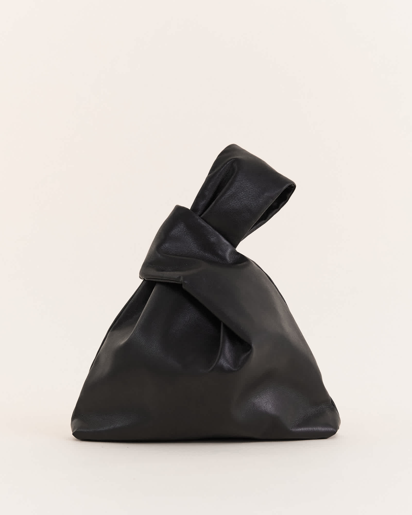 Faux Leather Knot Bag