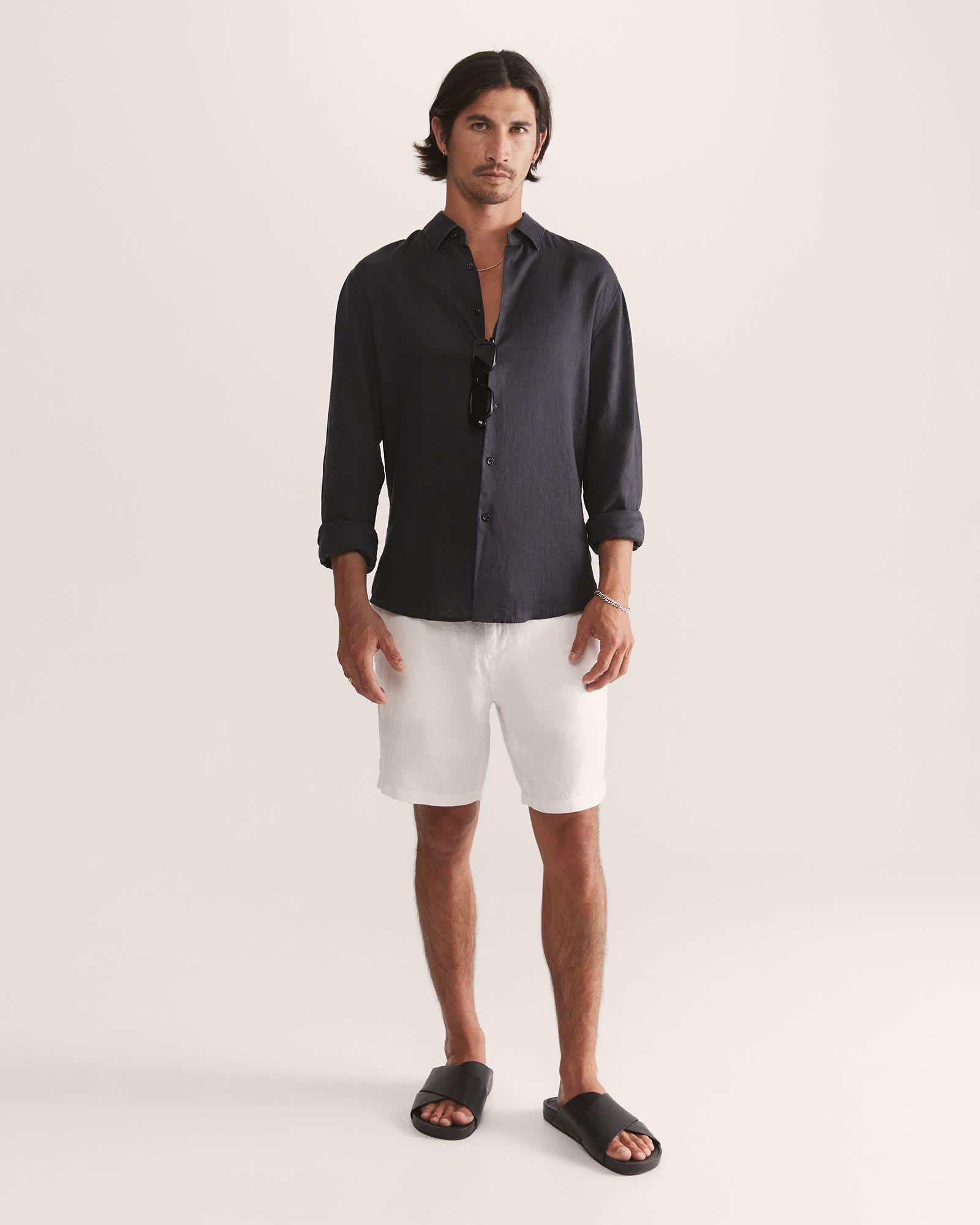 Anderson Long Sleeve Classic Linen Shirt