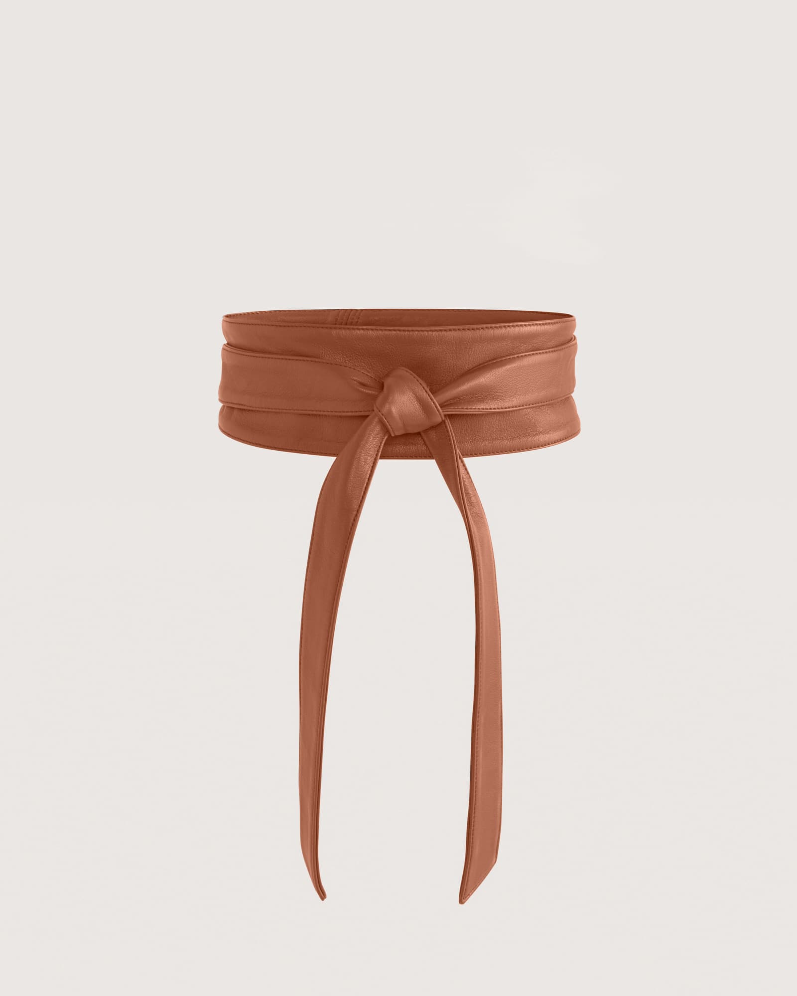 Ayla Leather Tie Belt