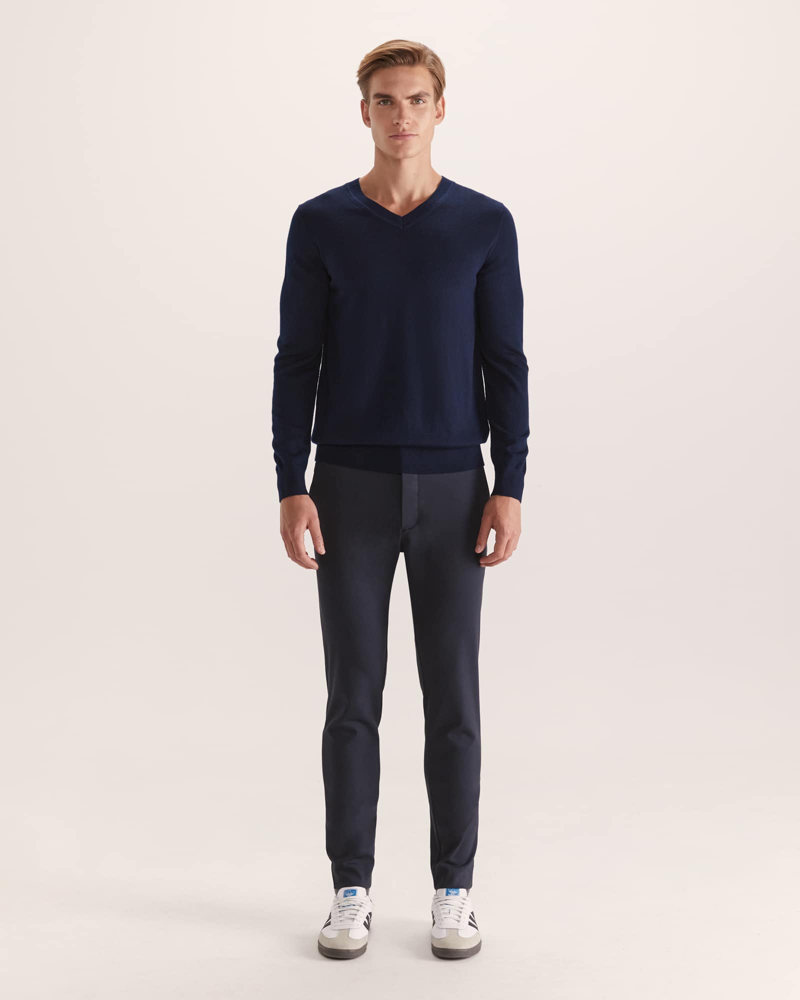 Franklin Merino Wool V Neck Knit