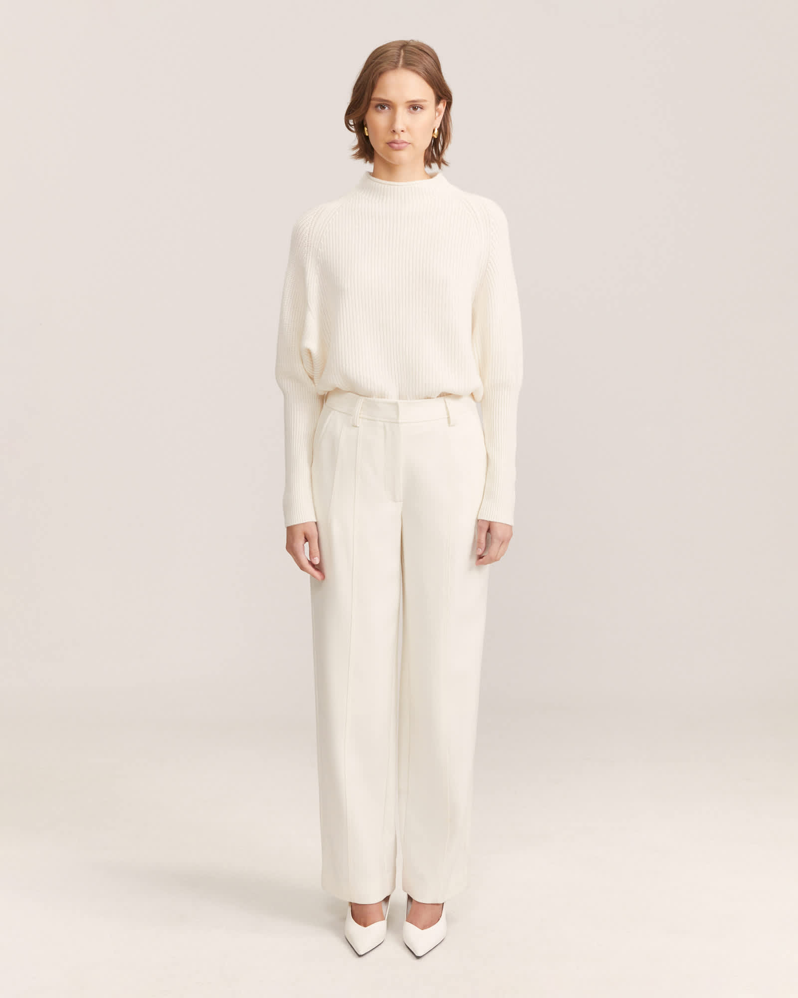 Prudence Wool Wide Leg Pant