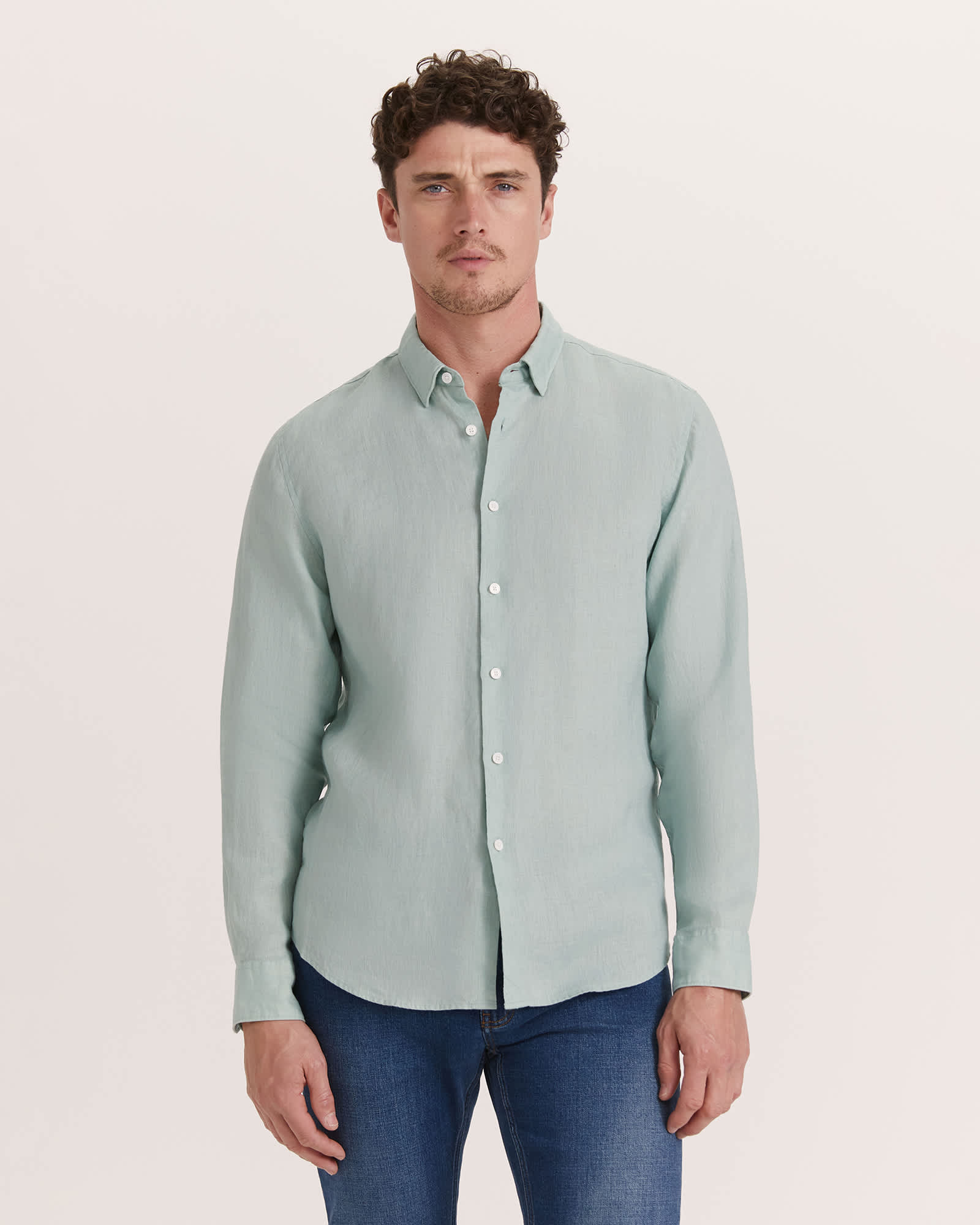 Anderson Long Sleeve Classic Linen Shirt