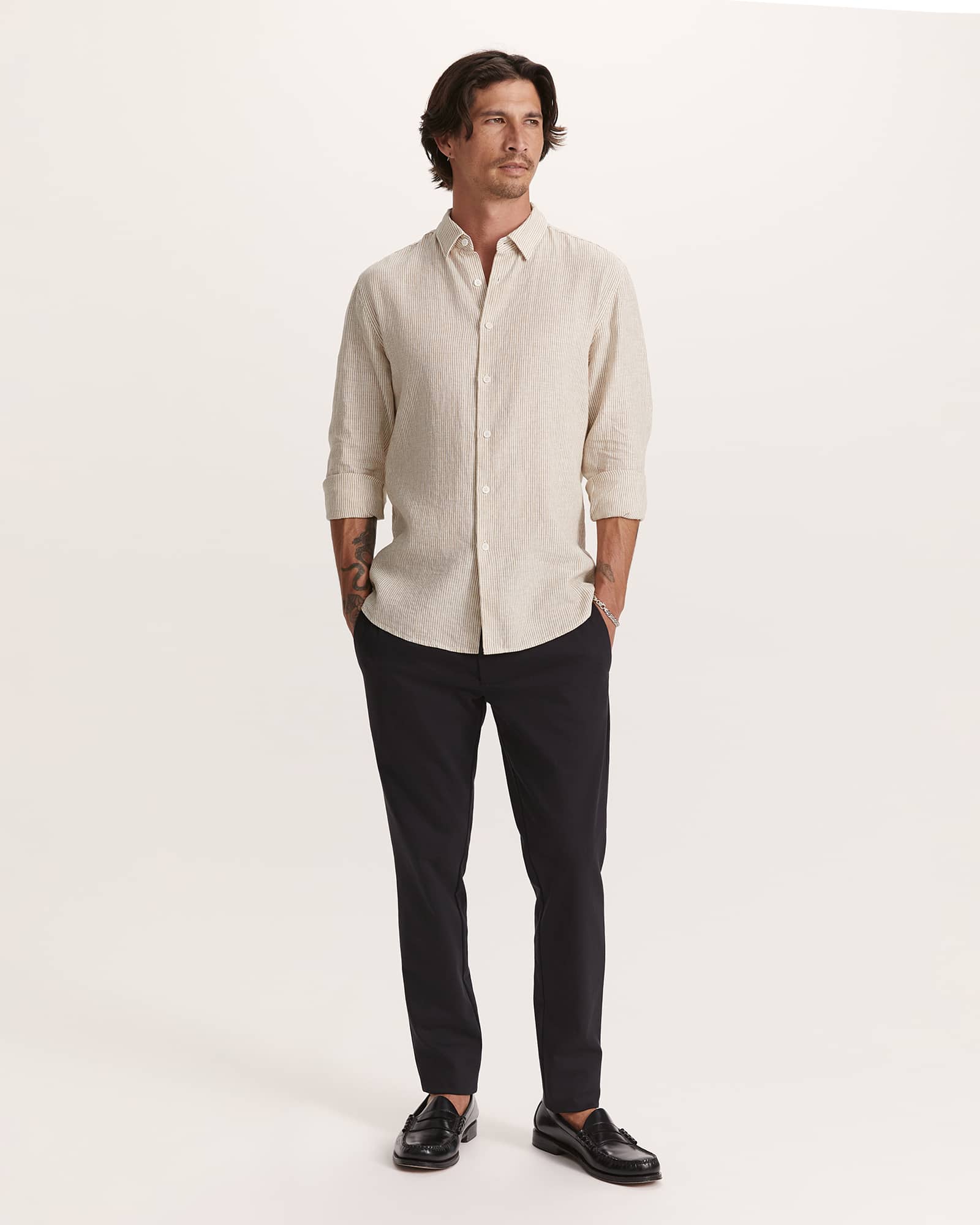Henderson Long Sleeve Classic Stripe Shirt
