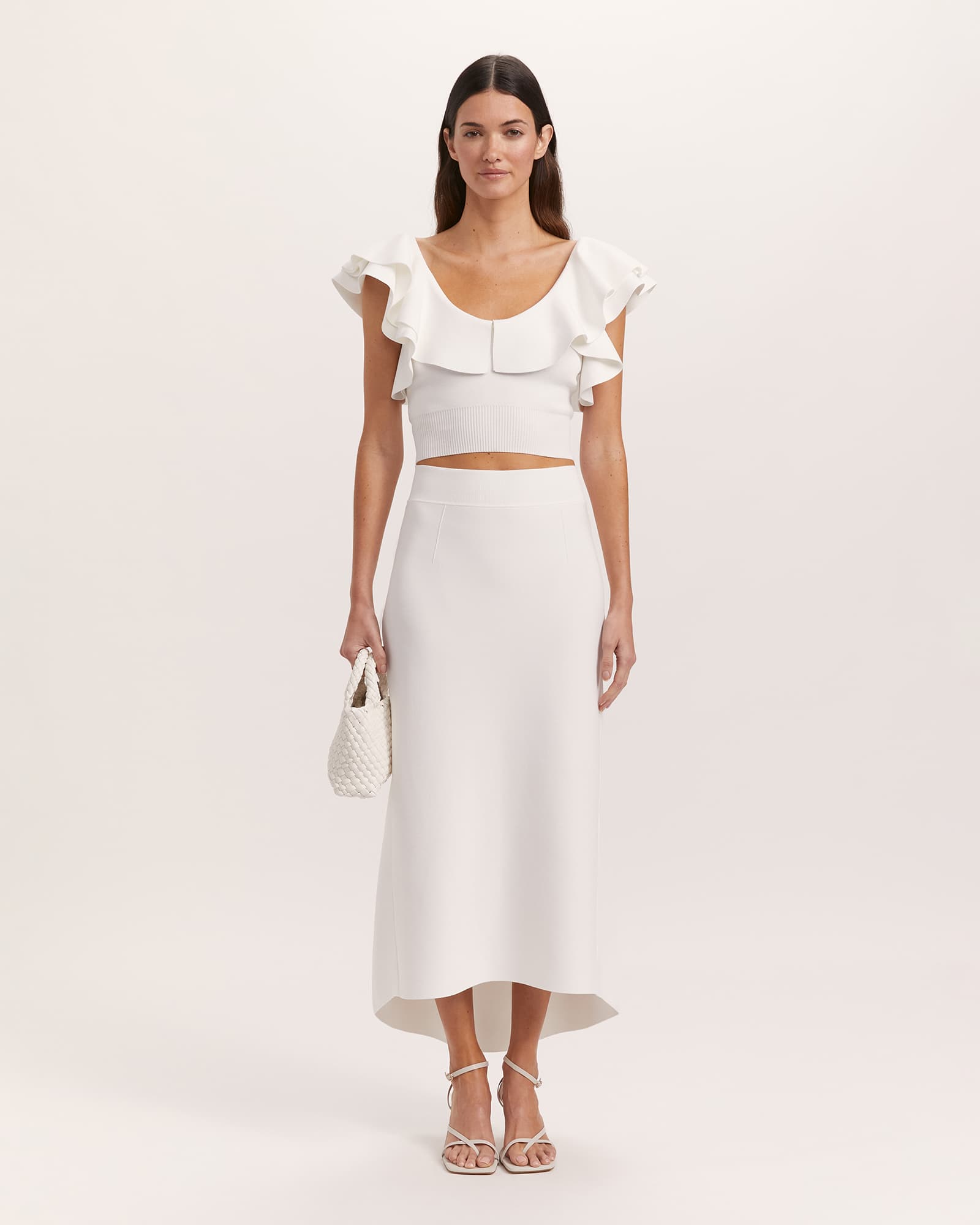 Mia Milano Fluted Skirt